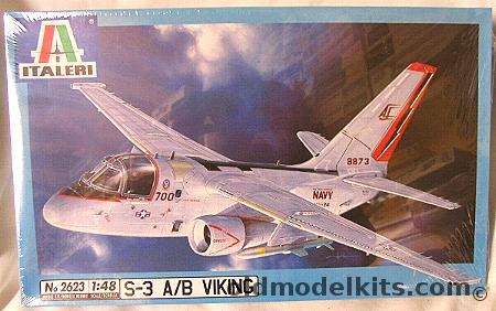 Italeri 1/48 S-3 A/B Viking - VS-38 / VS-31/ VS-24, 2623 plastic model kit